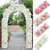 DIY Artificial Flower Wall Panel 3D Fake Flower Backdrop Wedding Road Lead Home Ornaments