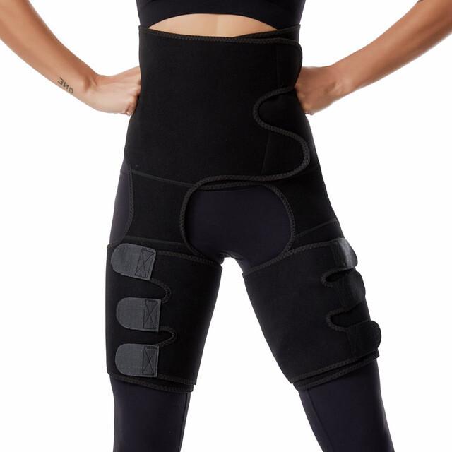 Новинка 2023 года, 3 в 1, регулируемый тренажер для талии, корректирующий фигуру, пояс для сжигания жира, формирователь бедер