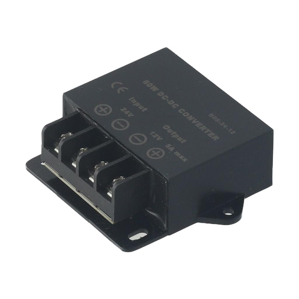 Регулятор напряжения DC 24V в DC 12V 5A 60W Понижающий преобразователь мощности Питание для светодиодов