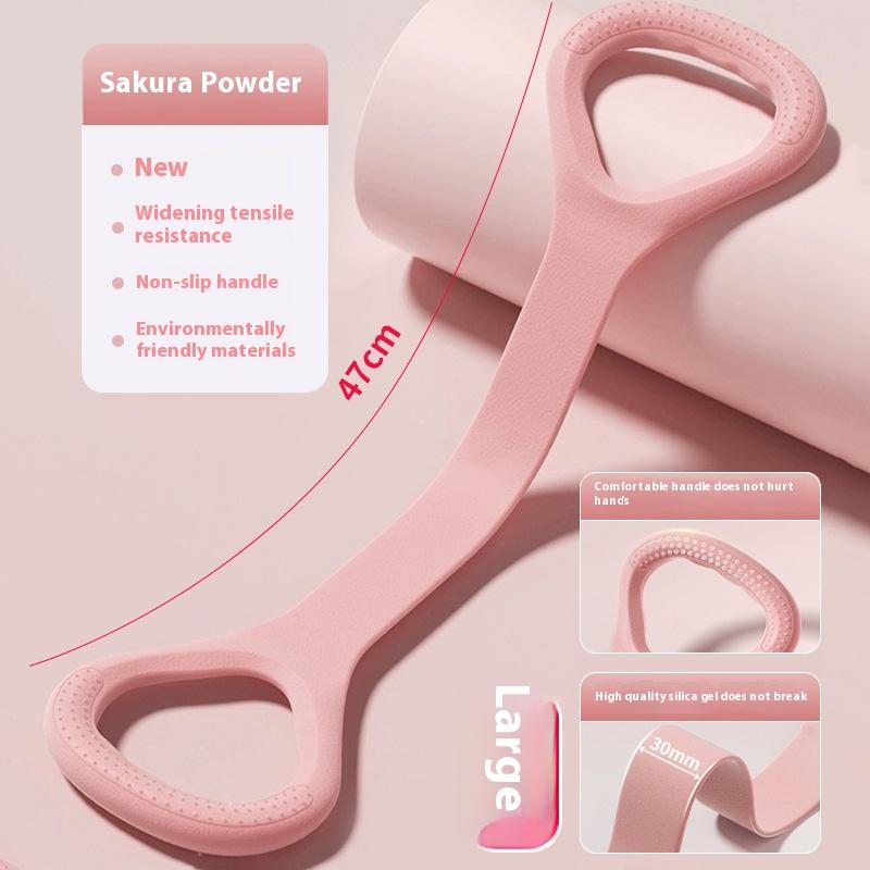 8-Shaped Pull-Up Device For Shoulder Slimming And Back Training, Yoga Fitness And Stretching Band With Yoga Elasticity
