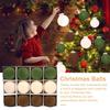 12 шт. бархатных рождественских шаров, набор украшений, 2,36 дюйма, елочные украшения, подвесные безделушки для праздничной вечеринки, свадьбы, новогоднего декора