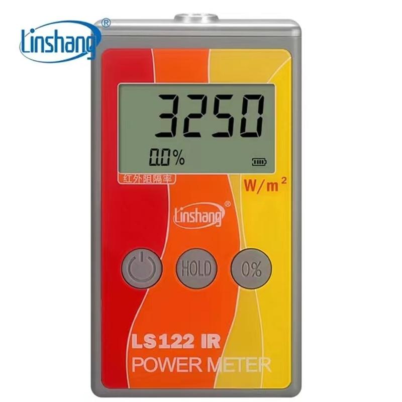 LS122 Linshang Handheld IR Power Meter test Infrared intensity luminance with IR rejection heat insulation rate from 1000-1700nm