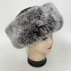 Новые модные меховые шапки из натурального кроличьего меха для женщин, теплая русская зимняя шапка из кроличьего меха, шапка без полей в виде дыни, шапки для мужчин