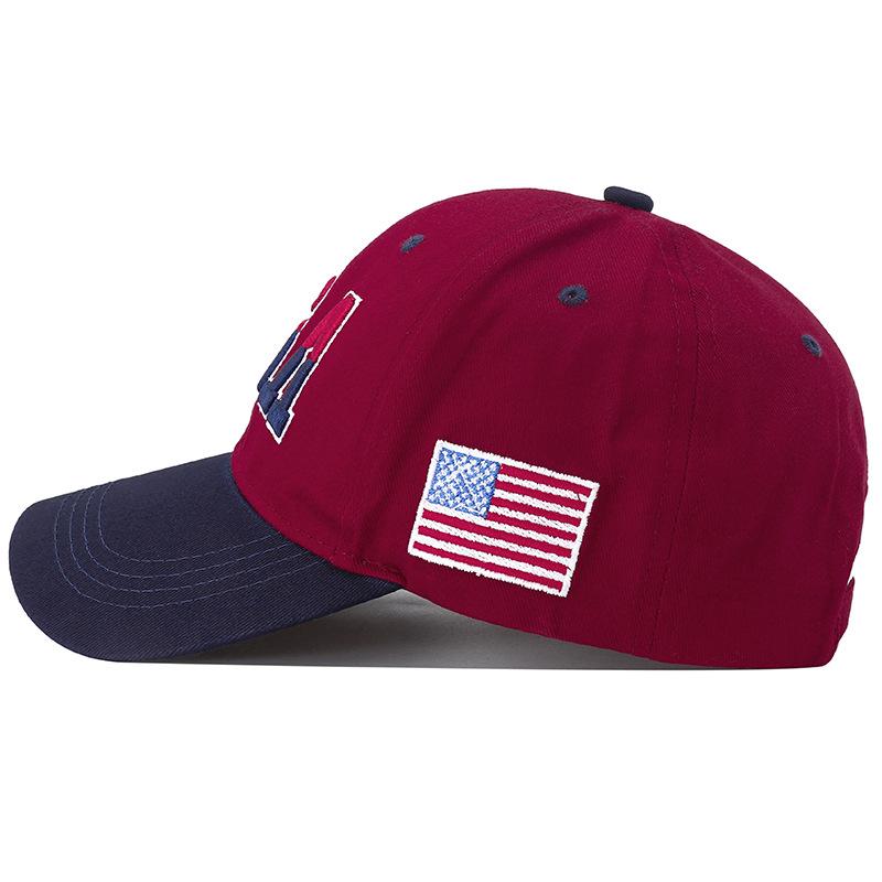 Новая американская флаг вышивка Бейсболка 2023 для мужчин женщин Хлопок Snapback Кепка Унисекс Хип-хоп США Кепки для Мужчины Gorras Hombre