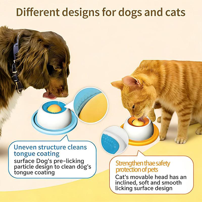 Durable Chew Resistant Anti Tip Slow Feeder Puzzle Bowl For Dog Cat Licking Mat Non Slip Enrichment IQ Training Boredom Relief