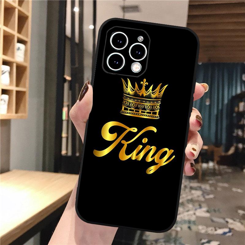 Queen King Phone Case For iphone 17 Pro Max Air 16 15 14 13 Pro Max 15 16 Pro 15Plus Shell