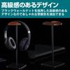 HAMILO Headphone Stand Wooden Aluminum Alloy Gaming Tabletop Headset