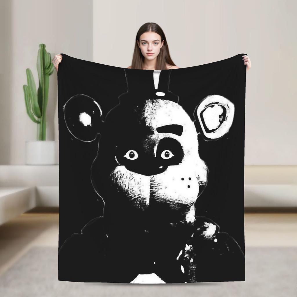 At F-Freddys Blanket Warm Comfortable Plush Bedding Throws For Kids Adult Couch Chair Sofa Bed Flannel Bedspread Bed Cover