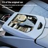 Для BMW 5 серии G60 i5 2025-2025 Наклейки для защиты поверхности автомобильной краски, крышка панели переключения передач центральной консоли, аксессуары для интерьера