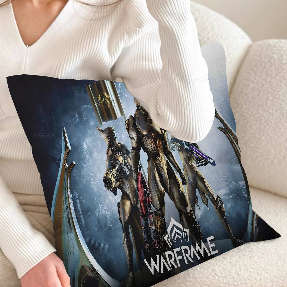 Warframes Gamer Pillowcase Toon Gift Cushion Cover Bedroom Home Sofa Chair Seat Decor Pillow Case