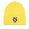 White Tiger Print Knit Cap Beanie, Animal Man Cap Autumn Fit Solid Gorro Knit Hat Beanie