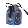 10Pcs Eid Mubarak Candy Box Cookie Snack  Gift Packaging Boxes Bag 2024 Ramadan Kareem Muslim Festival Party Decoration Supplies