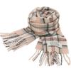 Made In UK Scarf Cashmere Diana Princess of Wales Memorial Tartan [Locarron] Scotland, 100% (Rose Pink)