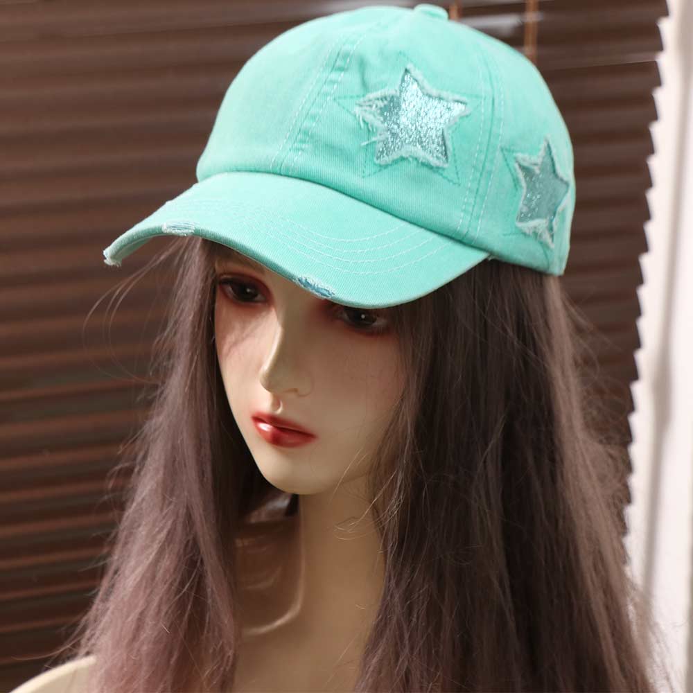 Cotton Vintage Baseball Cap Adjustable Spicy Girls Hat Retro Y2k Star Baseball Hat for Female