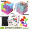 MAGTRE Magnetic Blocks, 3D Puzzle with Cards, Brain Training for Adults, Ages 6-99 (Multicolor)