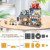 Игровой набор TOYLINX «Японский уличный пейзаж идзакая» — модель для самостоятельной сборки, креативный архитектурный набор для детей.