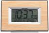 RHYTHM FitWave D174 Alarm Digital Alarm Clock with Temperature and Humidity Brown Brown Wood 8RZ174SR07 Clock, Radio-Controlled Monitors, Calendar,