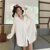 Plus Size White Long Sleeve UV Protection Shirts Women's Summer Loose Hooded Cardigan