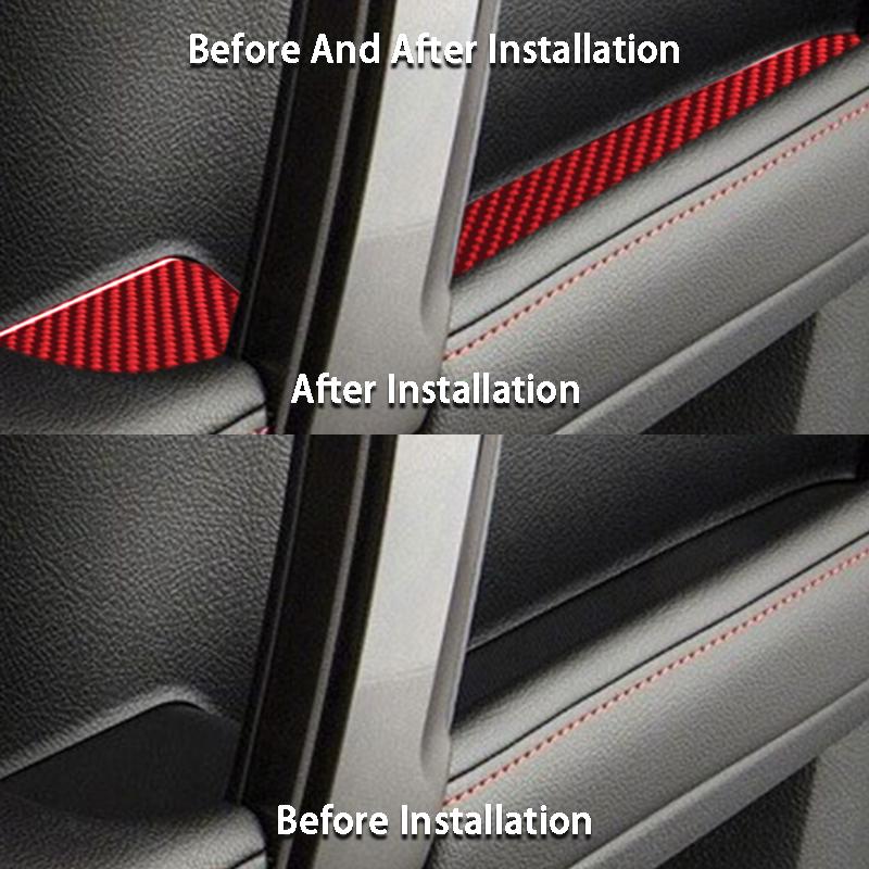 Автомобильная отделка из настоящего углеродного волокна красного цвета для Toyota 4RUNNER 2010- приборная консоль, панель переключения передач, украшение