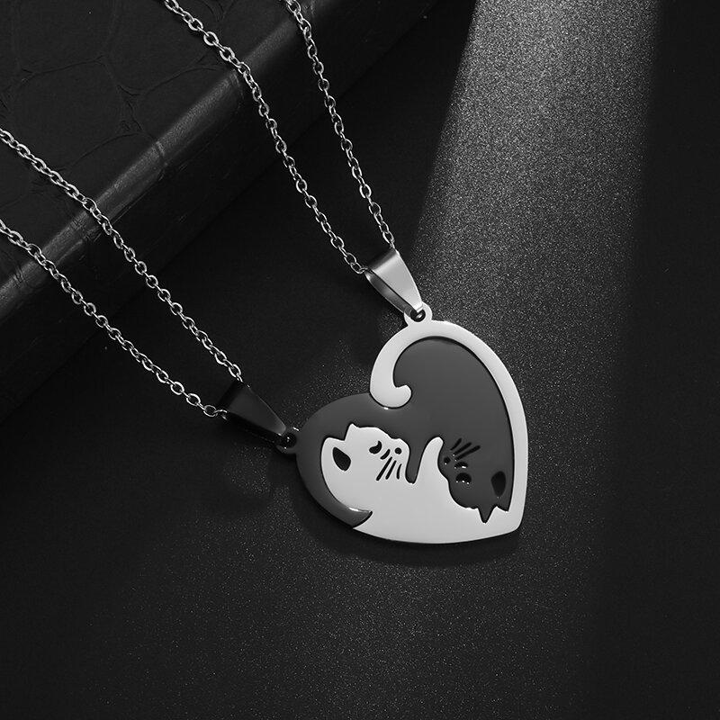 Нержавеющая сталь простой персонализированный кулон-паук ожерелье для мужчин и женщин модный кулон для вечеринки ювелирный подарок