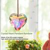 1pcs Crystal Suncatcher Ball Heart Prisms Pendants Chandelier Window Hanging Ornament Rainbow Crystal