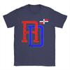 Dominican Republic RD Flag Pride TShirt for Unisex Crew Neck Cotton T Shirts Short Sleeve Tee Shirt Plus Size Clothes
