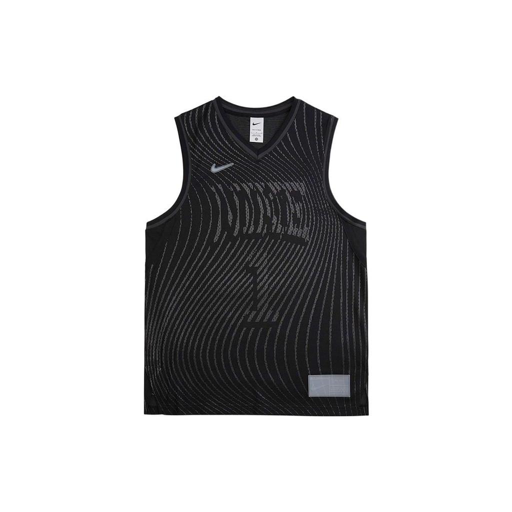 Nike Dri-Fit Adv Innovation Alphabet Numeric Sports Comfortable Breathable Quick-Drying Basketball Tank Top Men Tops Black DH7135-060