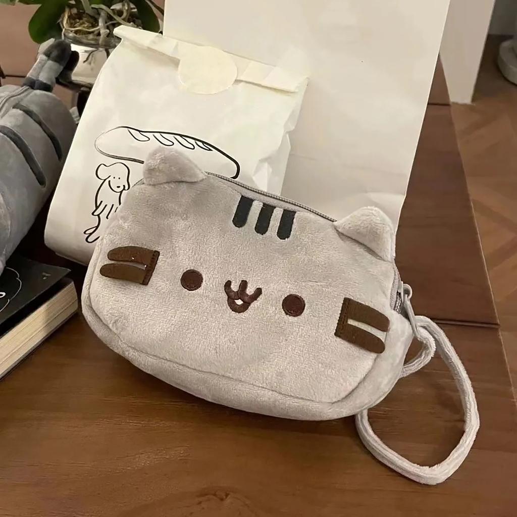 Napping Cat Cute Cat Double Layered Practical Pen Bag Student Stationery Box Storage Bag