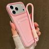 Цветная сумка-кошелек с держателем для карт и телефона для iPhone 17 16 15 14 13 12 11 Pro Max Air, ремешок на запястье, противоударный чехол с ремешком