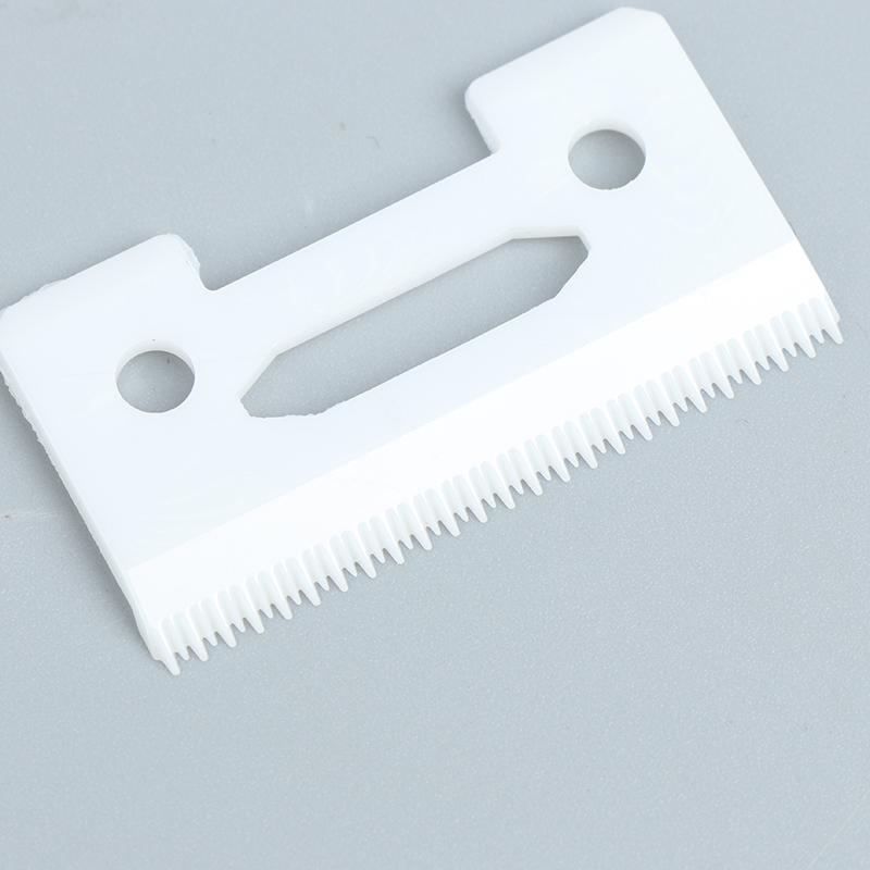 Беспроводная машинка для стрижки волос со сменным лезвием и керамическим лезвием с 2 отверстиями и неровными зубьями