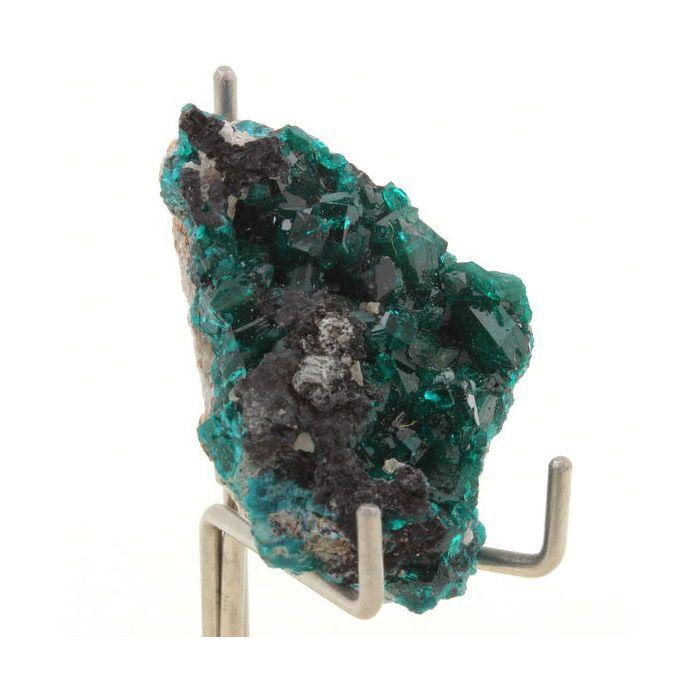 Pierres et Minéraux. Dioptase. 53.60 ct. Renéville Mine, Kindanba District, Congo.