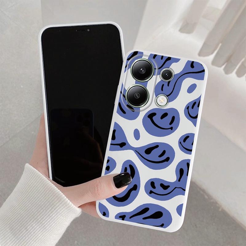 Мягкий силиконовый чехол с рисунком Expression для Samsung A55 M35 S24 Xiaomi Redmi Note 13 Pro iPhone Huawei Honor Realme Camera Защитный противоударный чехол