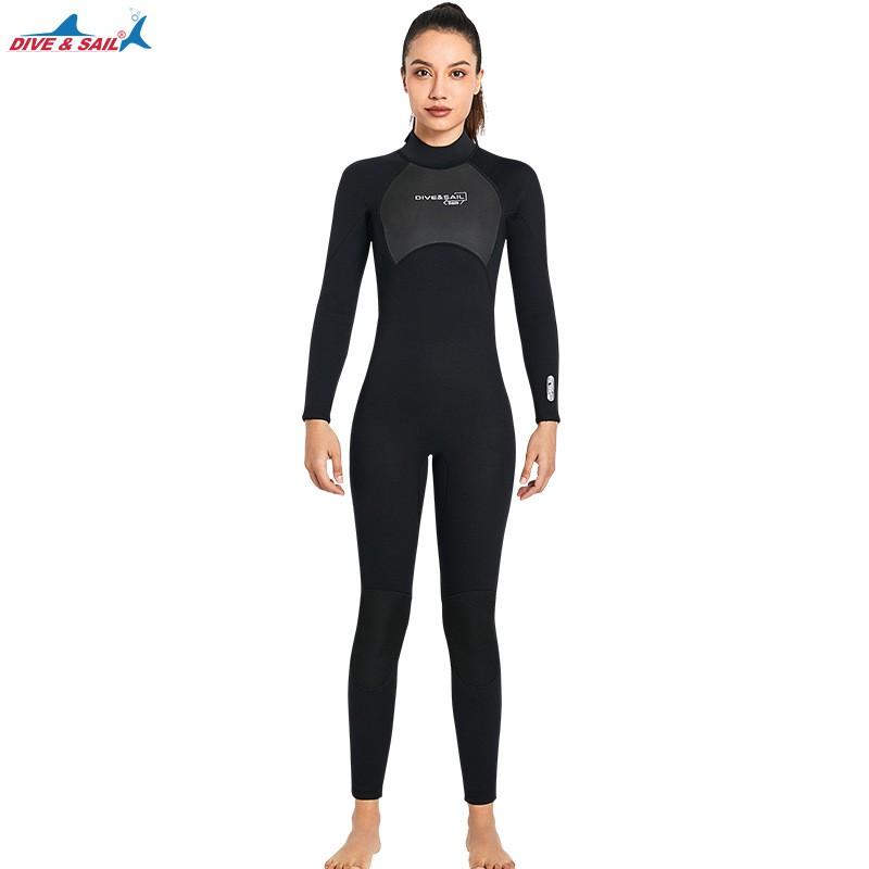 3mm Neoprene Wetsuit Men Women - Full Body Long Sleeve Dive Surf Suit Winter Warmth Snorkeling
