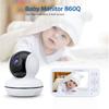 355° Rotation Two-way Baby Monitor Video 5' 860Q Digital Audio Baby Camera Crying Alarm Night Vision Talkie Sitter Eletronica Monitor