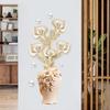 Self-Adhesive Wallpaper Wall Stickers Cozy Bedroom Hallway Wall Stickers Pearl Vase Decorative Painting