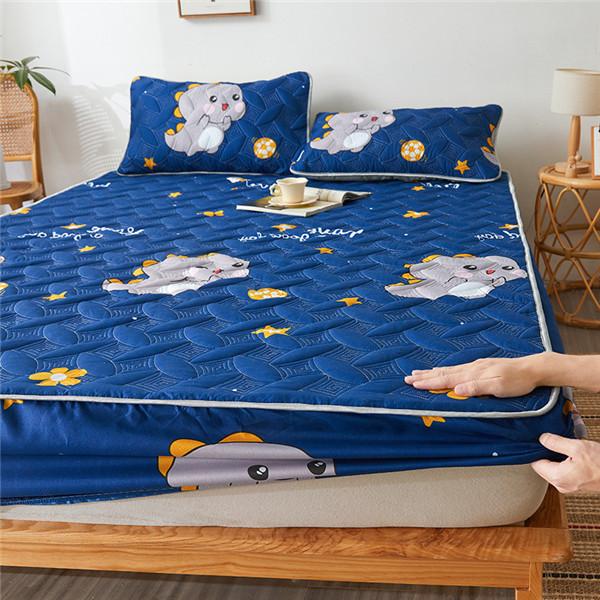 1 шт., стеганая простыня, наматрасник с резинкой, противоскользящая простыня, утолщенное покрывало, защитный чехол для белья