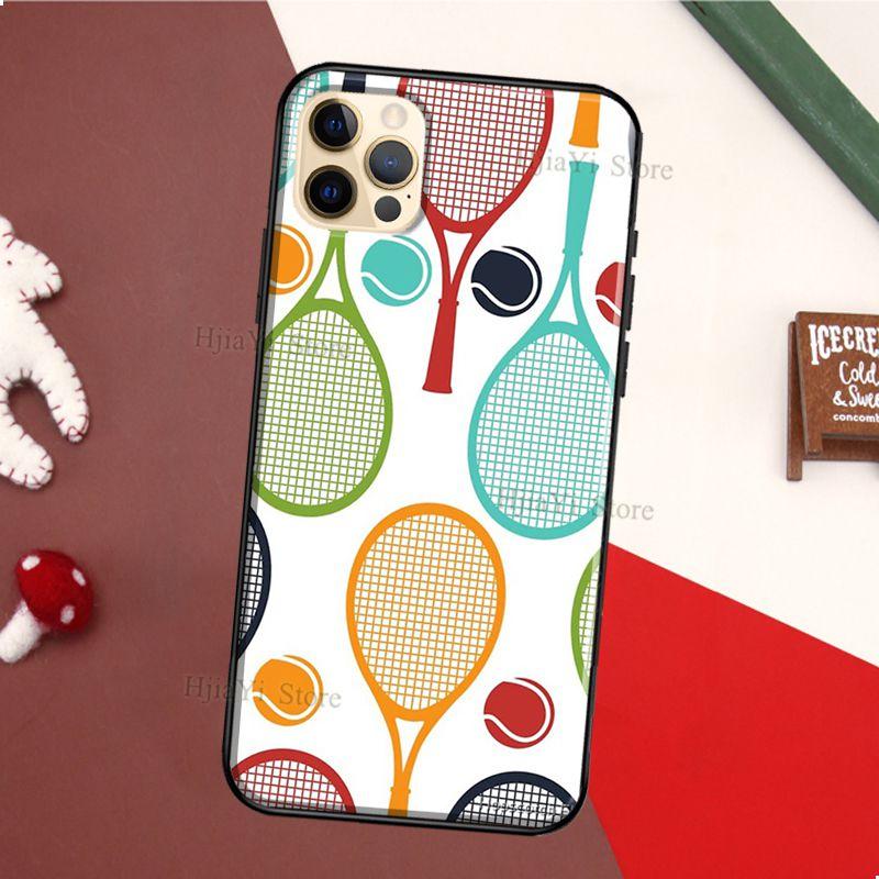 Теннисная ракетка Теннисный мяч Чехол из ТПУ Для iPhone 11 14 Pro Max 12 13 mini X XS Max XR 5S SE 2020 6S 7 8 Plus Задняя крышка