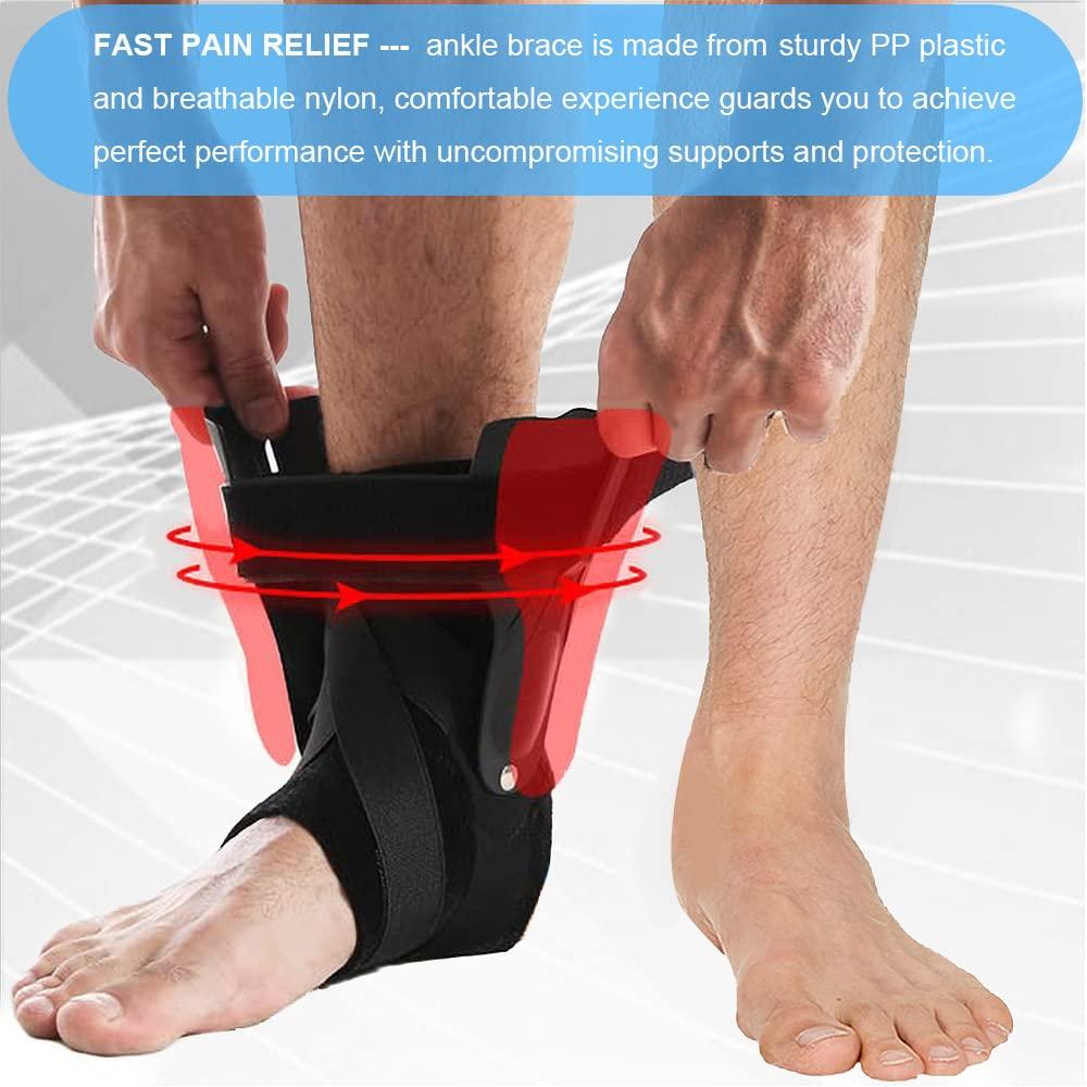 1 Pcs Sports Ankle Support Sprained Ankle Brace For Basketball Soccer Volleyball Ankle Support Brace For Men Women Ankle Sprains