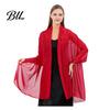 Elegant Accessory for Cheongsam Women's Shawls And Wraps Evening Dress, Solid Color Chiffon Shawl, Soft Black Scarf Summer Bridal Scarf, Sheer