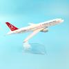 Масштаб 1/400 16 см Модель самолета Turkish Airlines Boeing 777 Самолет Литой металл Самолеты
