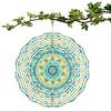 10 Inch Hanging Wind Spinner Bohemian Style Decor with 360 Degree Rotating Hook for Garden Balcony Yard Summer Spring Outdoor Decoration Gift