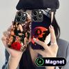 Модный чехол Becky G из стекла MagSafe для мобильного телефона iPhone 17 16 15 14 13 12 11 Air Pro Max Plus Mini Цветная накладка