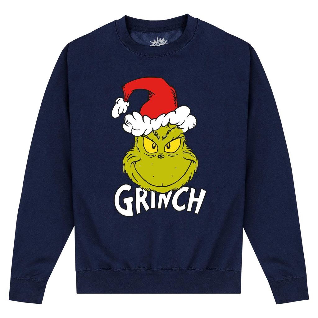 THE GRINCH Unisex Adult Santa Hat Sweatshirt
