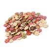 Flower Buttons Retro Rich   Vivid Colors   Wood Wide Application Craft Buttons for Clothing Bag