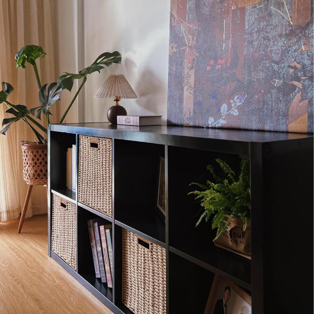 Imitation Rattan Woven Storage Basket for Toys, Clothes, and Household Items