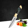 "The Inner Mongolia Hand Knife for Meat and Fruit Is Sharp, Versatile, and Ideal for Use At Home and Outdoors."