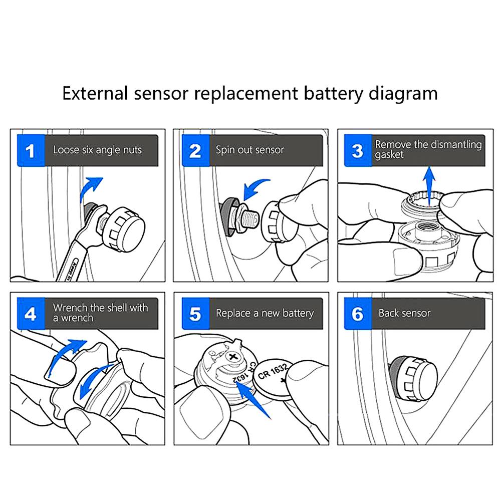 Беспроводная Bluetooth-совместимая 4.0 5.0 Система мониторинга давления в шинах с датчиками, Android/IOS, Общая для мотоциклов, TPMS, Внешние датчики