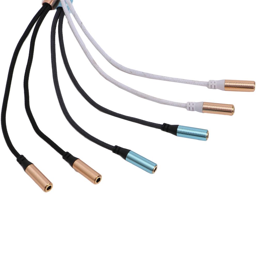 Jack Splitter Male to Female Audio Extension Cables Audio Cable Y Splitter Cable Headphone Adapter
