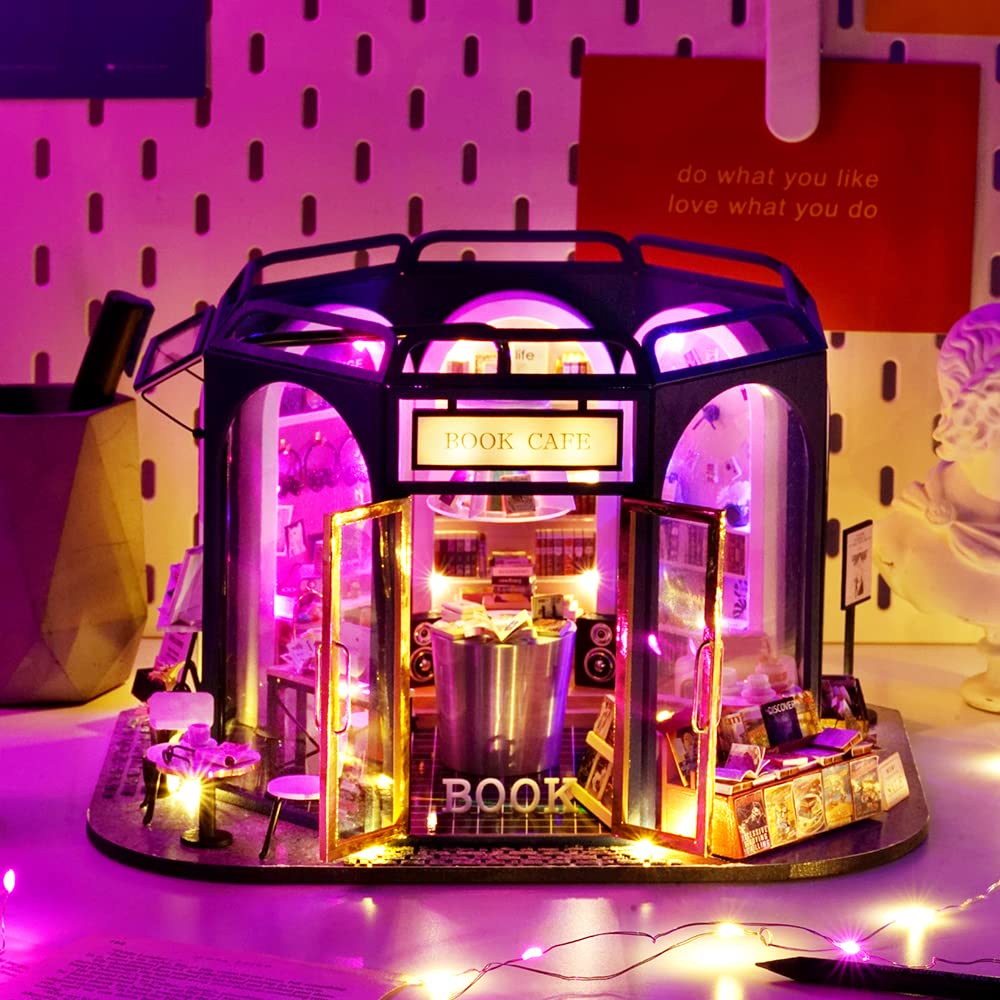 Кукольный домик Набор для ручной работы Миниатюрное Книжное кафе BOOK CAFE (t-ФРИК)