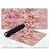 XXL Pink Gold Foil Marble Gaming Large Mouse Pad Abstract Liquid Desk Mat Non-Slip Rubber Stitched Edges Keyboard Mat for Gamer